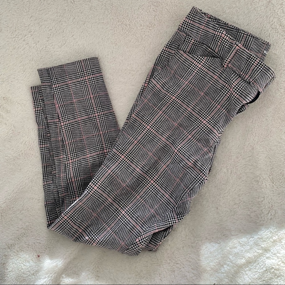 Plaid pixie pants